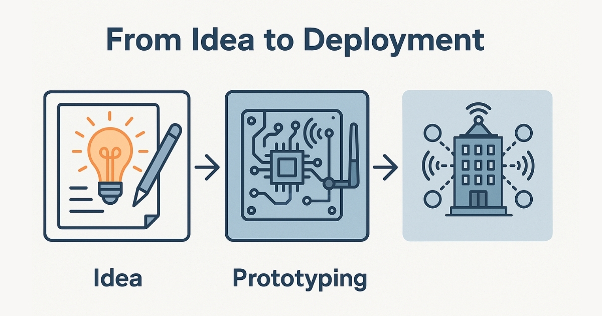 From Idea to Deployment Illustration